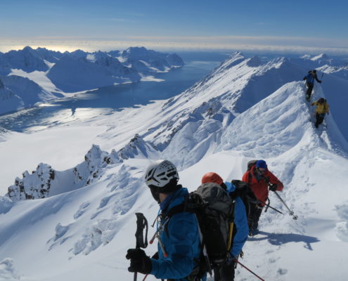 ski touring arctic circle