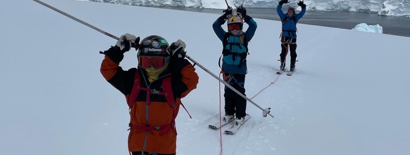 youngest kid skiing antarctica